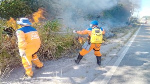 Defesa Civil de Camaçari faz alerta de incêndio com a volta do sol