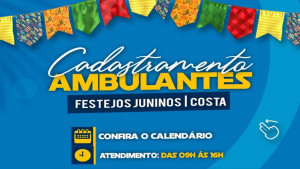 Ambulantes de Barra do Jacuípe se cadastram para festejos juninos sexta (3/6)