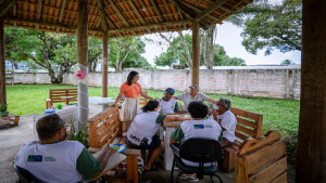 Idosos do Conviver participam de celebração pelo Dia dos Avós