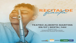 Instrumentista do Conservatório da Cidade do Saber apresenta Recital de Flauta