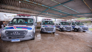 Sesau Camaçari continua renovação da frota com quatro novas ambulâncias