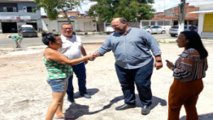 O Prefeito Alberto Castro, durante a manhã de (6), esteve na Urbis, acompanhado do Secretário de Obras, Roberto Carneiro