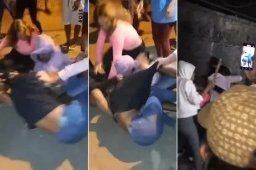 Estudante é agredida a socos e pauladas por grupo de meninas perto da escola